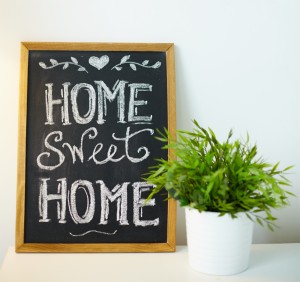 Home Sweet Home sign